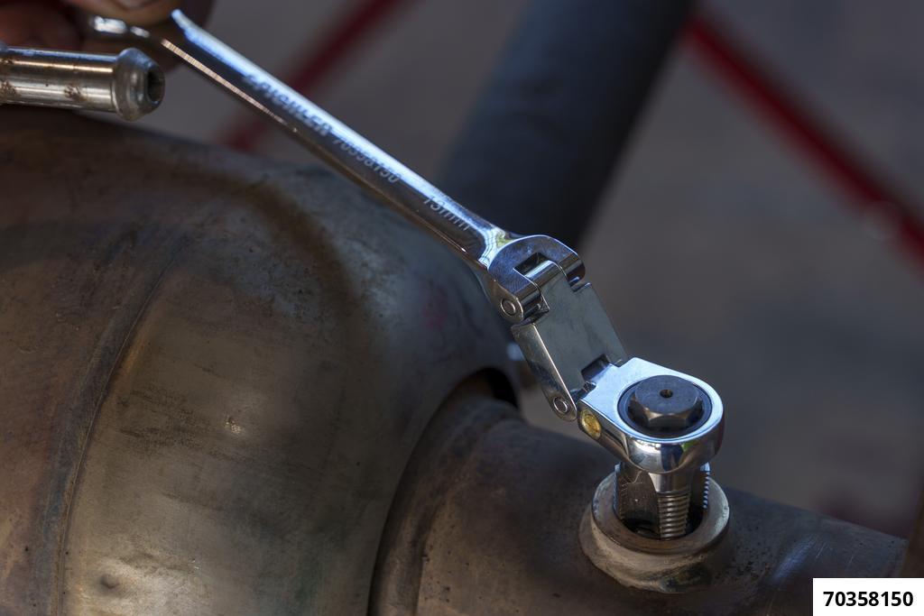 DOUBLE JOINT RATCHET & OPEN-END SPANNER 13 MM, FINE-TOOTHED, 120 TEETH - 2