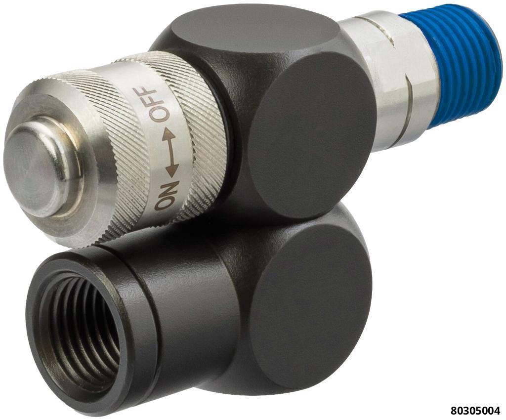 360° SWIVEL AIR TOOL CONNECTOR WITH BUILT-IN PRESSURE REGULATOR - 6