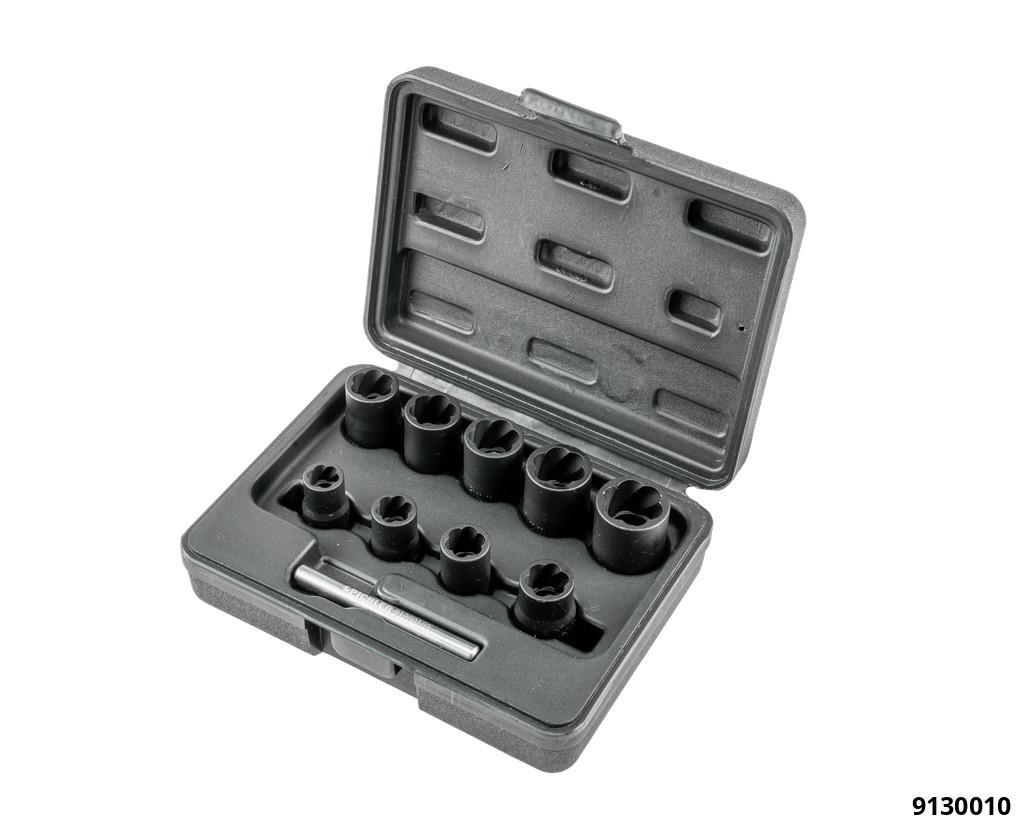 9130010: VAG COMPRESSION GLOW PLUG TWIST SOCKETS 10 - 19 MM 3/8" DRIVE