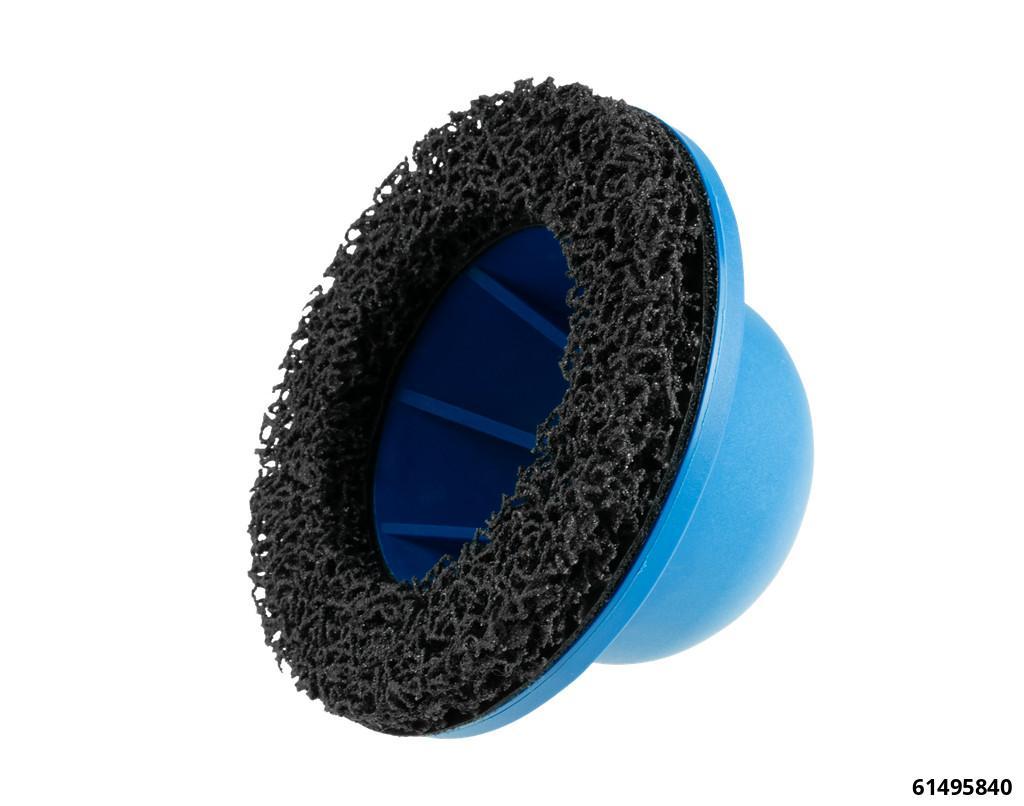 HUB CLEANING DISC 150MM WITH 1/2" DRIVE AND 1/4" HEX TO 1/2" SQUARE ADAPTOR - 3