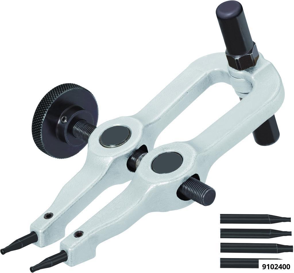 Heavy Duty Circlip Pliers Complete With 2,5mm, 3,0mm & 3,5mm Tips - 2