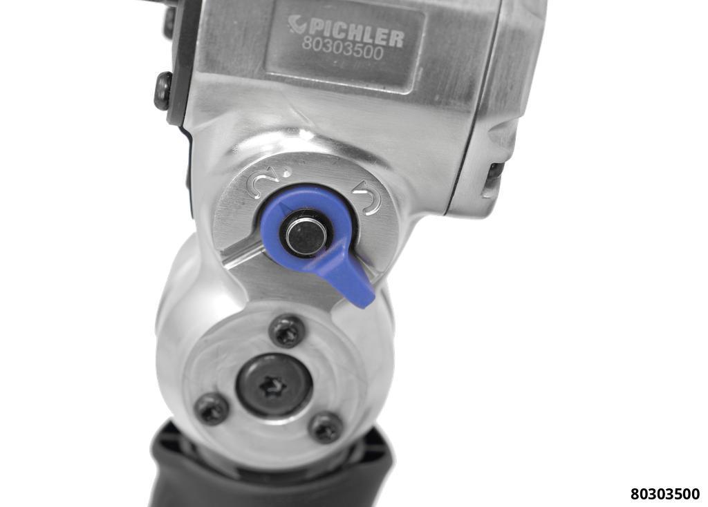 HIGH OUTPUT ANGLED AIR IMPACT GUN 1/2" - 8