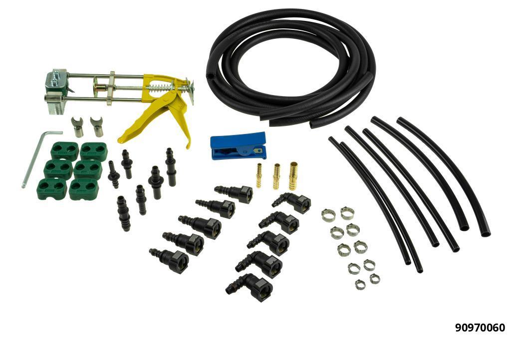 COMPLETE FUEL LINE REPAIR AND CONNECTOR INSTALLATION SET WITH PRESS TOOL - 1