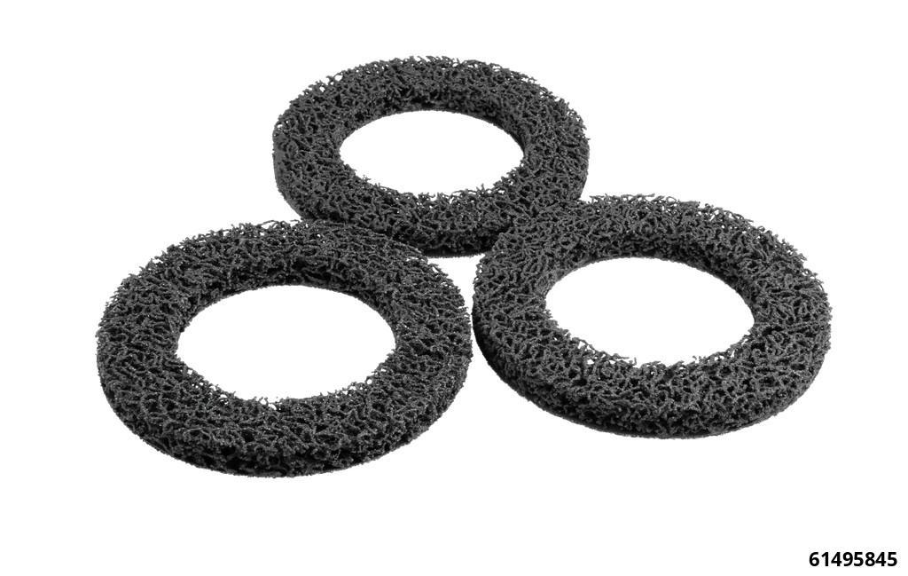 150MM REPLACEMENT ABRASIVE DISCS FOR HUB CLEANING TOOL 61495840 3PCS - 2