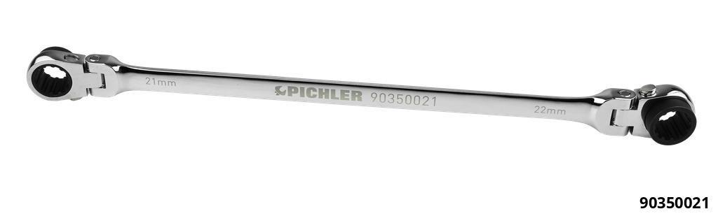 XL RATCHET SPANNER "TRIPLE PLUS" 21 - 22 MM FOR 4- / 6- / 12-POINT, XZN, E-PROFILE - 9