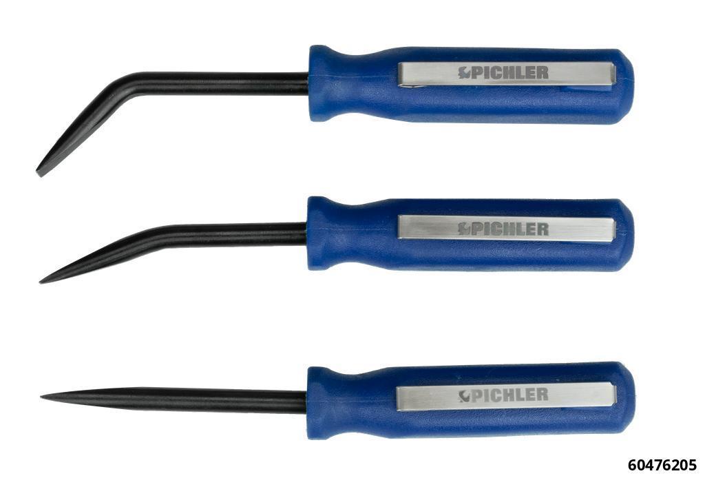 MINI PRY BAR SET, 3 PCS – 0°, 15°, 45° ANGLES - 8
