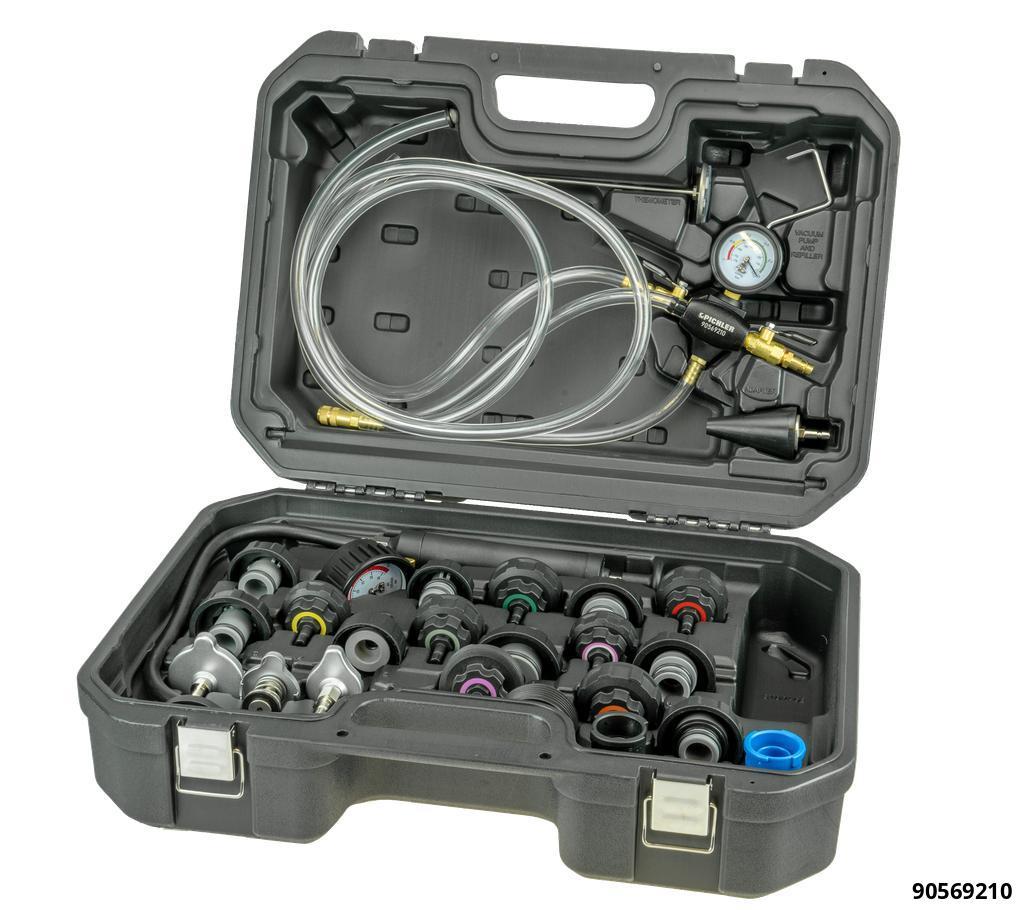 COOLING SYSTEM PRESSURE TEST AND REFILL KIT MASTER SET 23 PCS - 2