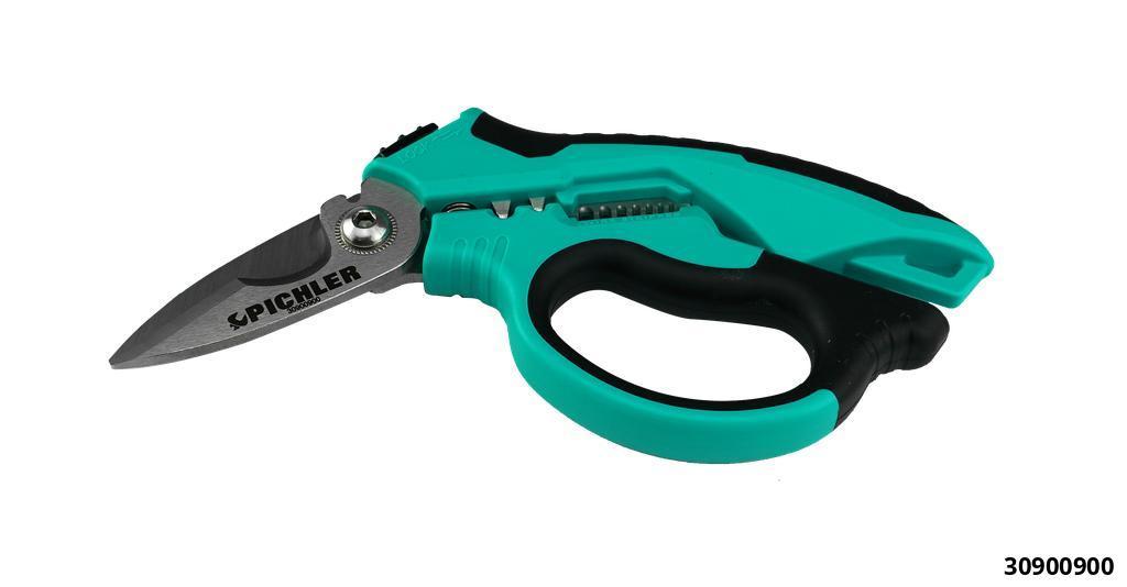 30900900: INDUSTRIAL UNIVERSAL SCISSORS WITH CRIMPING & CABLE STRIPPING FUNCTION