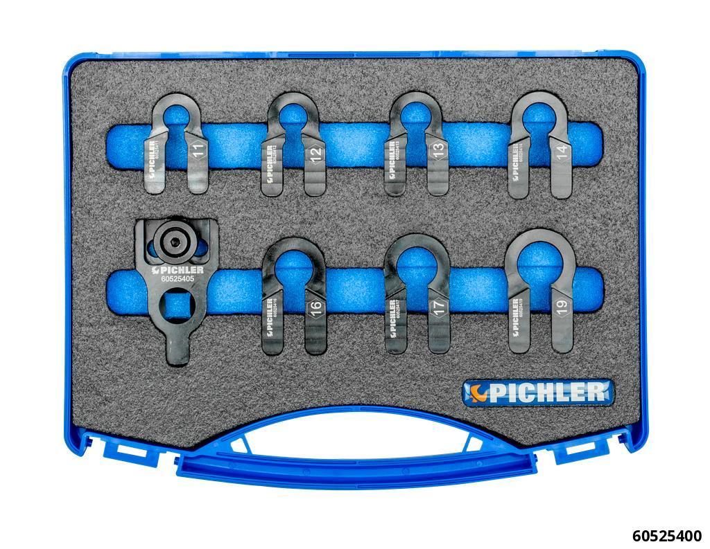 EXHAUST SENSOR & BRAKE LINE LOCKING WRENCH SET – 8-PIECE SLIDE-THROUGH DESIGN - 5