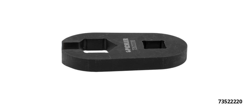 EXTRA THIN OPEN WRENCH FOR NON DESTRUCTIVE REMOVAL OF THE FORD DPF REGENERATION INJECTION VALVE - 3