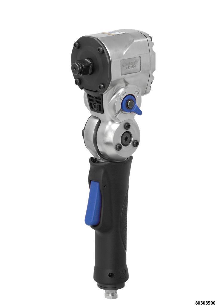 HIGH OUTPUT ANGLED AIR IMPACT GUN 1/2" 1017 Nm - 16