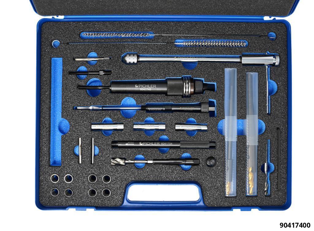 90417400: Universal Glow Plug Drilling Out Kit M10x1