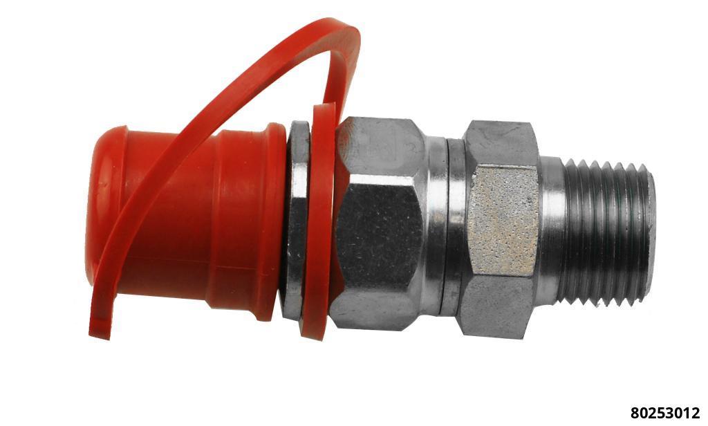 QUICK RELEASE HYDRAULIC UNION TO CONVERT 12T & 20T CYL TO WALLMEK FOOT PUMP - 1