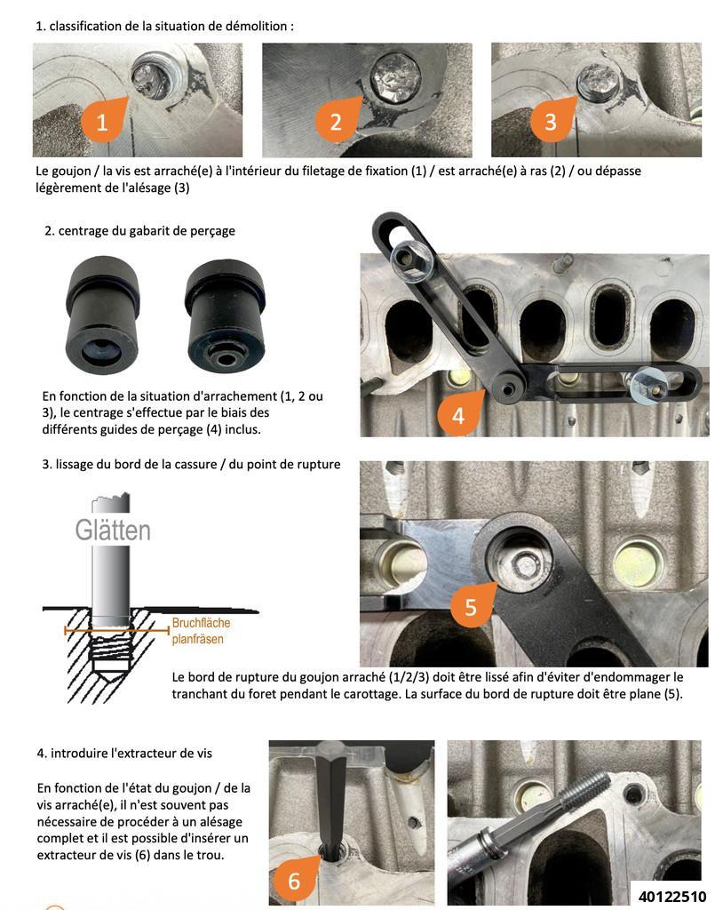 UNIVERSAL DRILLING GUIDE SET M6-M10 WITH MILLING END CUTTER SET - 4