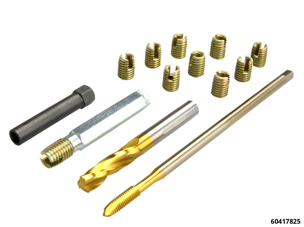 INJECTOR CLAMP BOLT THREAD REPAIR SET M6 EXTRA LONG - 6