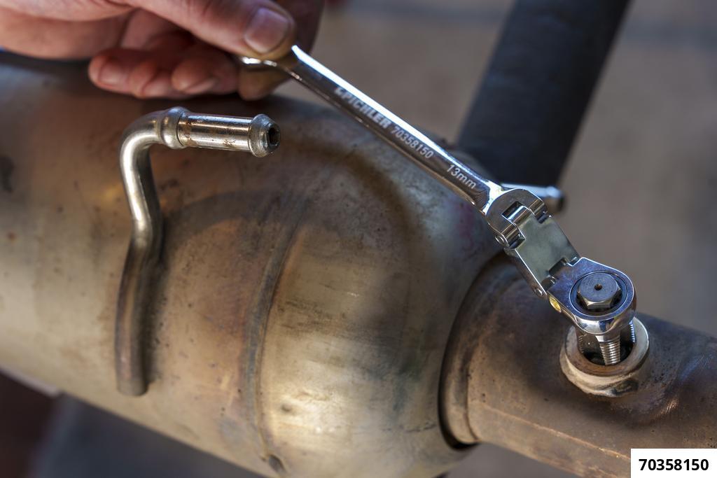 DOUBLE JOINT RATCHET & OPEN-END SPANNER 13 MM, FINE-TOOTHED, 120 TEETH - 5