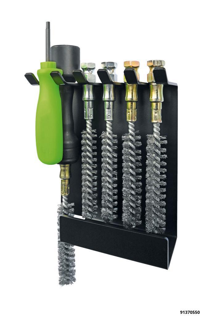 INTERNAL WHEEL BOLT THREAD CLEANING BRUSH SET WITH MAGNETIC HOLDER - 2
