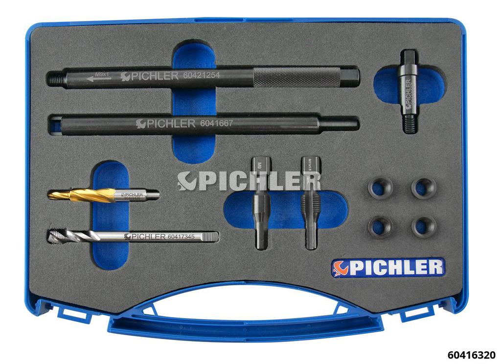 Werkzeug Impact Vibration Glow Plug Removal Tool Kit – 9 Piece Set With 8-12mm Sockets (Model 4121)