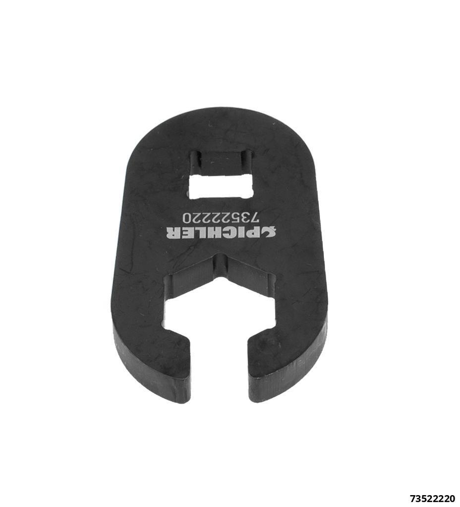 EXTRA THIN OPEN WRENCH FOR NON DESTRUCTIVE REMOVAL OF THE FORD DPF REGENERATION INJECTION VALVE - 4