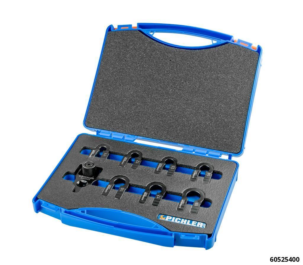 EXHAUST SENSOR & BRAKE LINE LOCKING WRENCH SET – 8-PIECE SLIDE-THROUGH DESIGN - 7