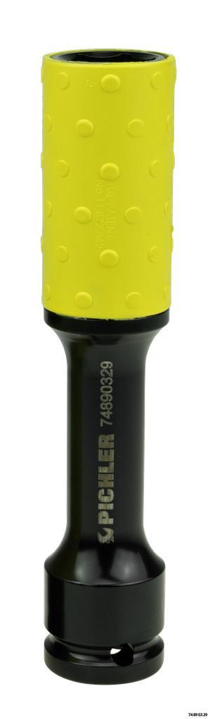 SPECIAL 19MM IMPACT SOCKET WITH NON ROTATING PROTECTIVE SLEEVE TO PREVENT DAMAGE TO LACQUER 150 MM LENGTH - 1