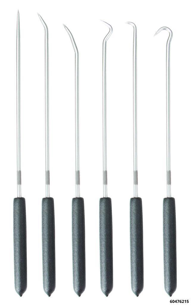 HOOK & PICK SET UNI – 6 PCS., 250 MM, WITH NON-SLIP HANDLE - 2