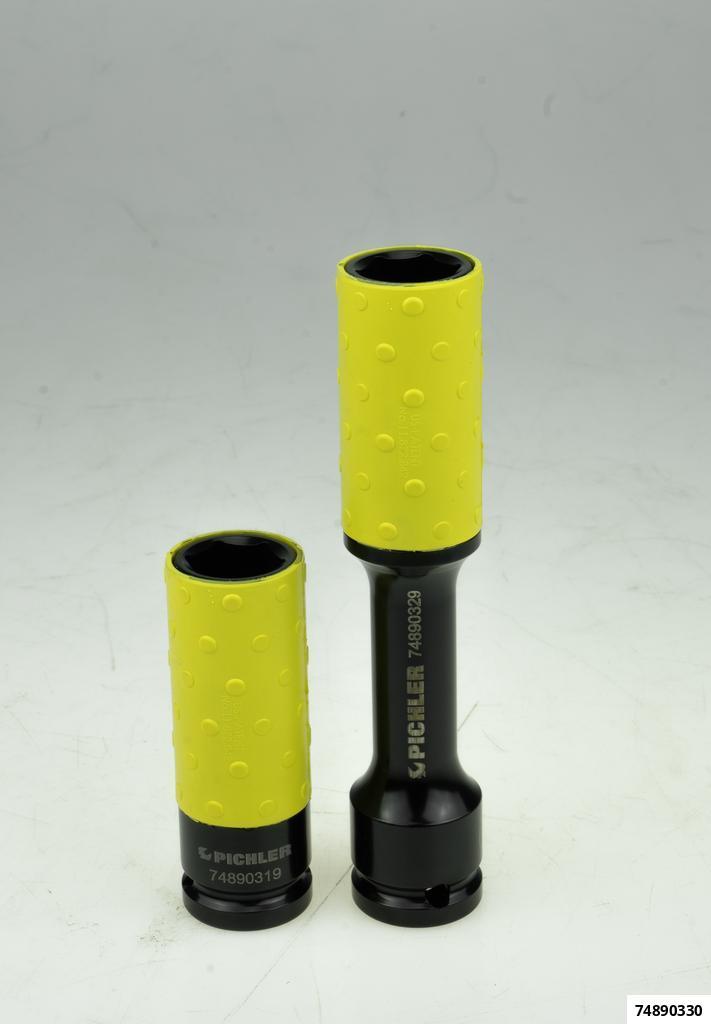 SPECIAL 19MM IMPACT SOCKET SET WITH NON-ROTATING PROTECTIVE SLEEVES TO PREVENT DAMAGE TO LACQUER (85 MM & 150 MM LENGTHS) - 2