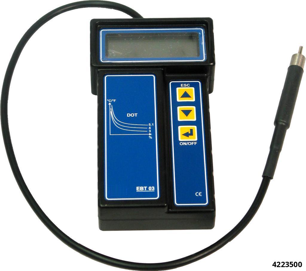 Automatic Digital Brake fluid tester model EBT 03 point (° C) and water content (%) - 1