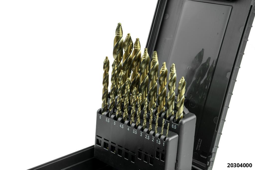 SELF CENTRING TIPPED HSS-CO 5% STEP DRILL BIT SET 1-10 MM - 3