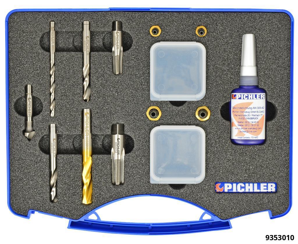 9353010 BRAKE CALIPER BLEED VALVE / NIPPLE REPAIR SET 12 PCS 1/4” & 1/8