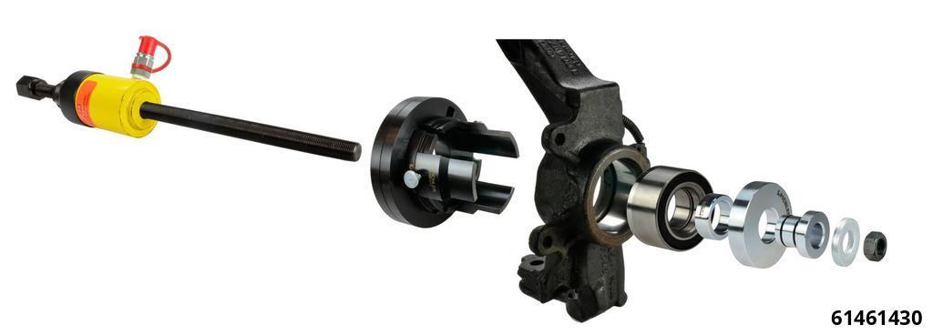 UNIVERSAL BEARING, BUSH PRESS TOOL WITH PLATE SET USED WITH WORKSHOP PRESS OR ON VEHICLE - 9