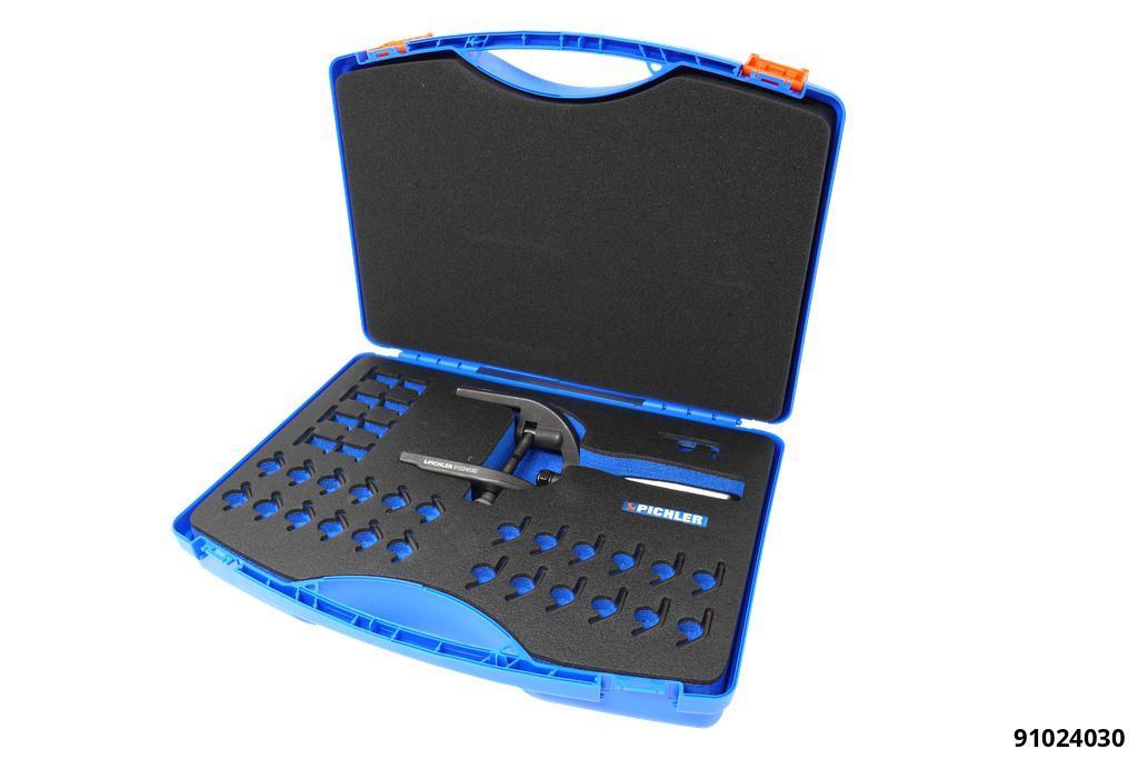 CIRCLIP TOOL SET WITH 5 TIP SIZES & 3 TIP ANGLES – 3/8" DRIVE - 2