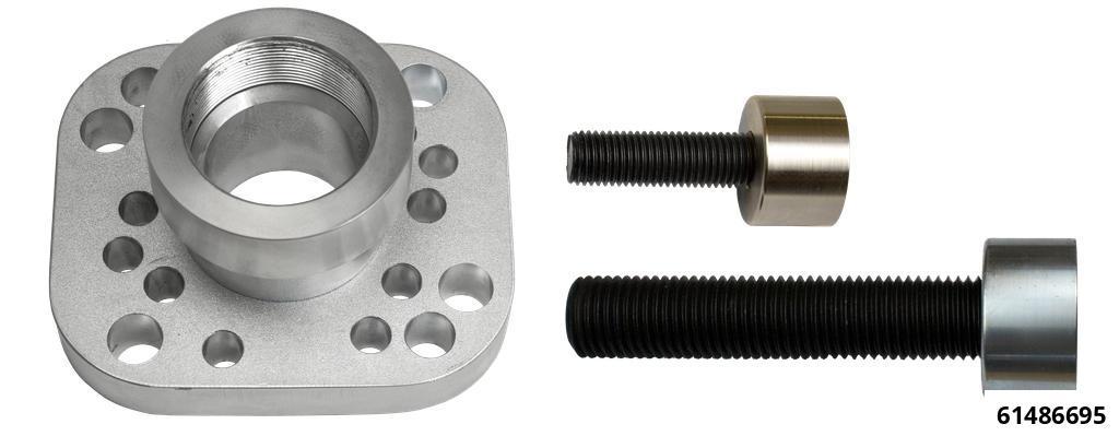 45 TON HUB PULLER PLATE FOR TRUCK HUBS WITHOUT WHEEL STUDS - 5