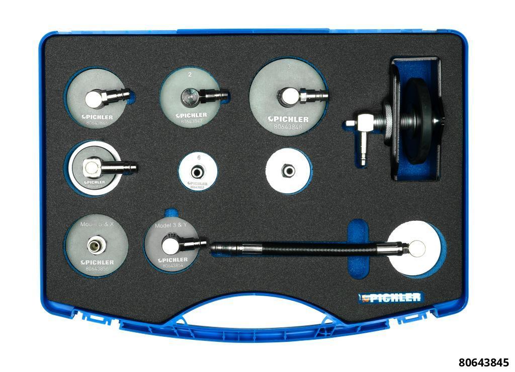 COMPREHENSIVE UNIVERSAL BRAKE BLEEDER ADAPTER SET 10 PIECE INCLUDING TESLA - 7