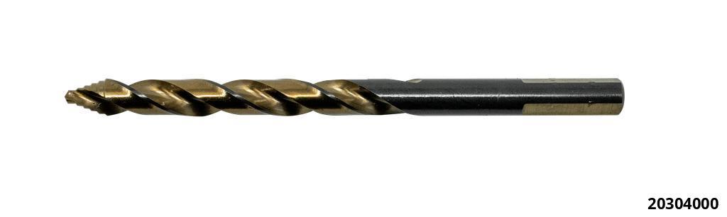 SELF CENTRING TIPPED HSS-CO 5% STEP DRILL BIT SET 1-10 MM - 5