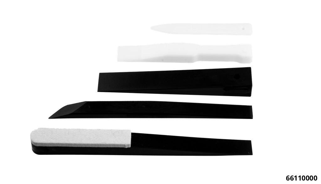 PLASTIC WEDGE SET FOR CHROME AND PLASTIC INTERIOR EXTERIOR TRIM 4 PIECE - 8