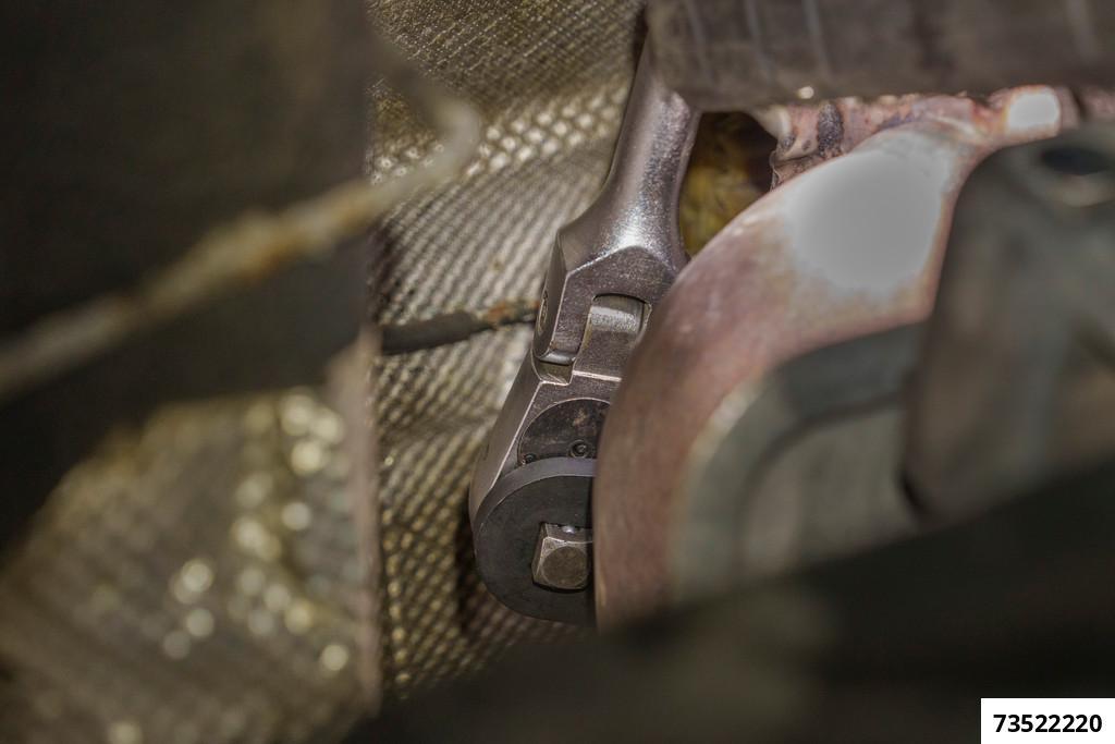 EXTRA THIN OPEN WRENCH FOR NON DESTRUCTIVE REMOVAL OF THE FORD DPF REGENERATION INJECTION VALVE - 4
