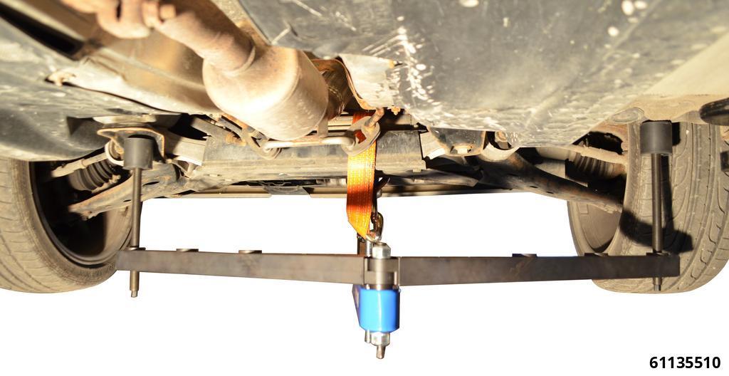 PREMIUM ADJUSTABLE REAR CROSS BEAM FOR UNDER ENGINE AND GEARBOX SUPPORT 61136500 - 5