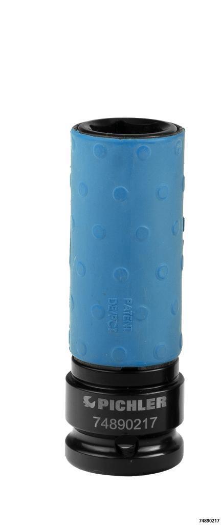 SPECIAL 17MM IMPACT SOCKET WITH NON ROTATING PROTECTIVE SLEEVE TO PREVENT DAMAGE TO LACQUER 85 MM LENGTH - 2