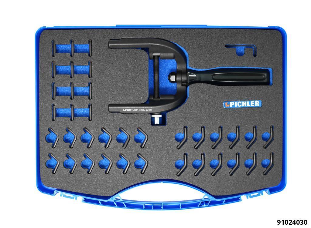 CIRCLIP TOOL SET WITH 5 TIP SIZES & 3 TIP ANGLES – 3/8" DRIVE - 3