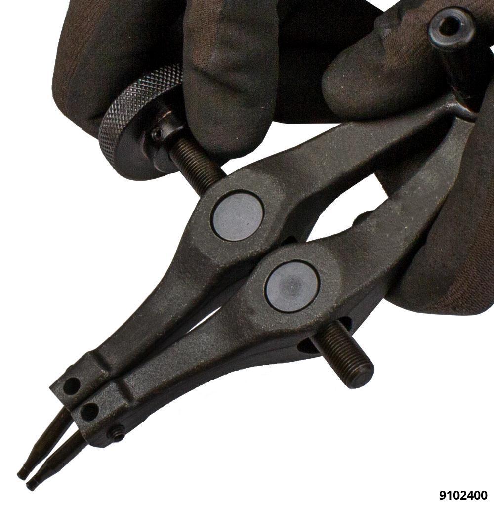 Heavy Duty Circlip Pliers Complete With 2,5mm, 3,0mm & 3,5mm Tips - 3