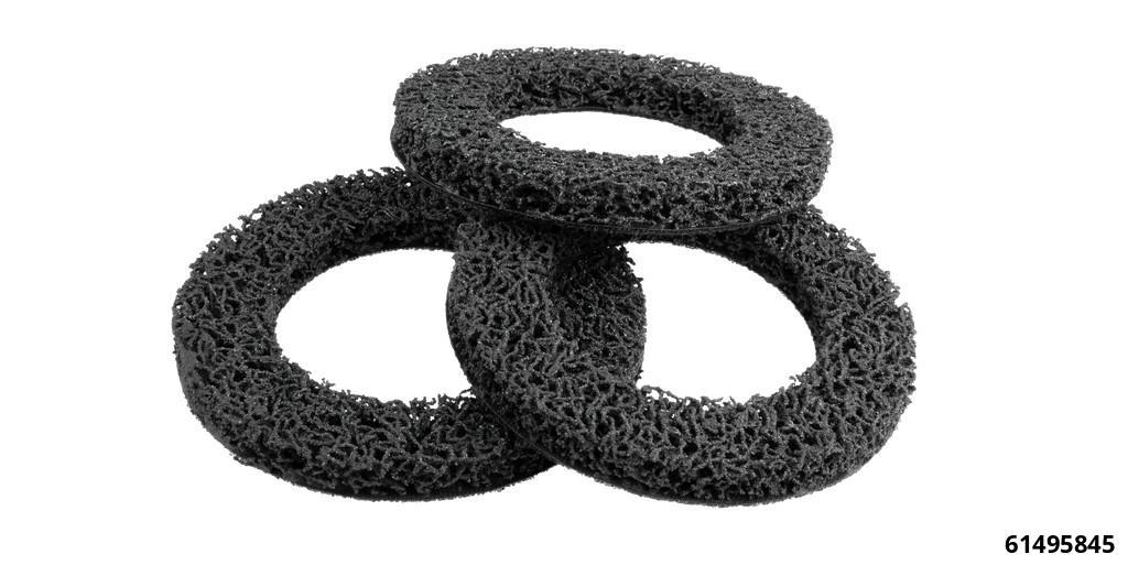 150MM REPLACEMENT ABRASIVE DISCS FOR HUB CLEANING TOOL 61495840 3PCS - 1