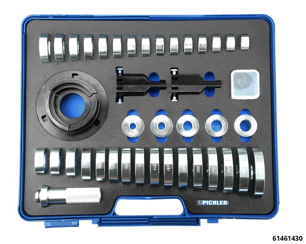 UNIVERSAL BEARING, BUSH PRESS TOOL WITH PLATE SET USED WITH WORKSHOP PRESS OR ON VEHICLE - 3