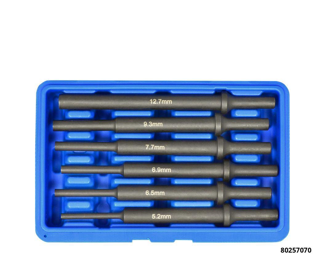 80257070: Impact Punch Set 6pcs For Use With Air Hammer