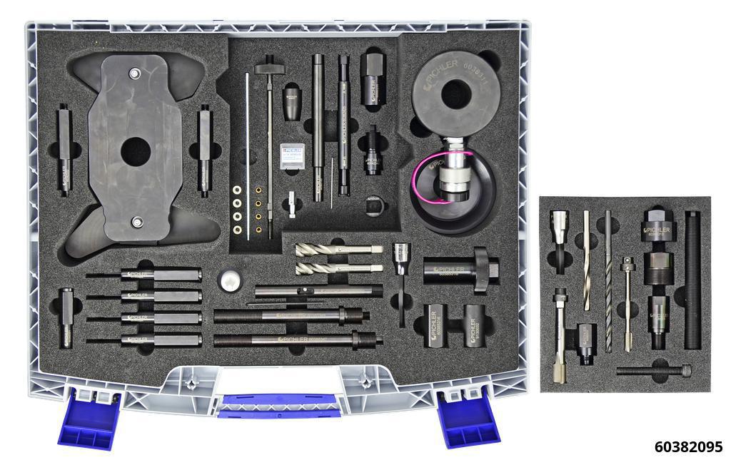 60382095: Renault Trafic, Vauxhall Vivaro 20ton Hydraulic Injector Removal Set M9R / M9T / R9M with