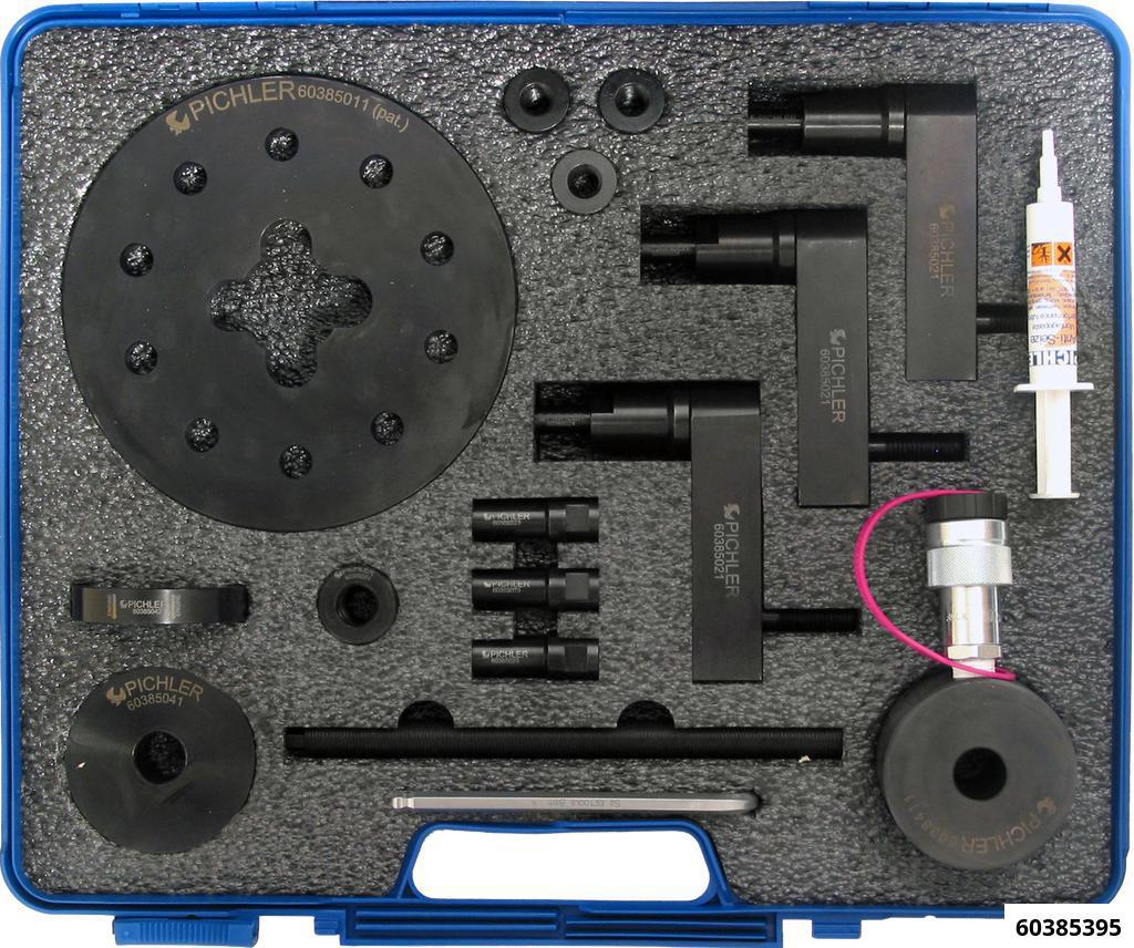 60385395: UNIVERSAL INJECTOR REMOVAL KIT with 12 ton hydraulic cylinder