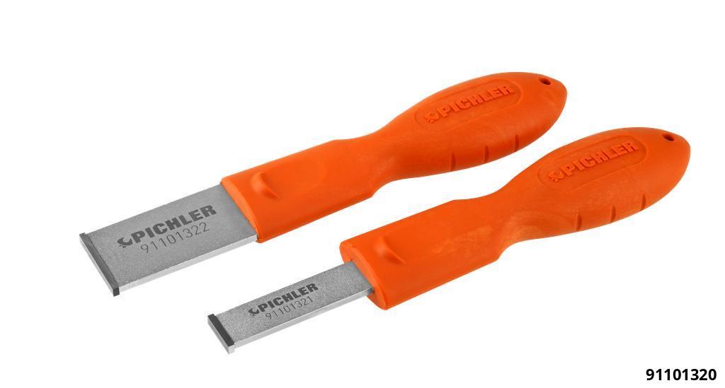 CARBIDE SCRAPER SET (2 PCS) IN BLISTER PACKAGING - 2