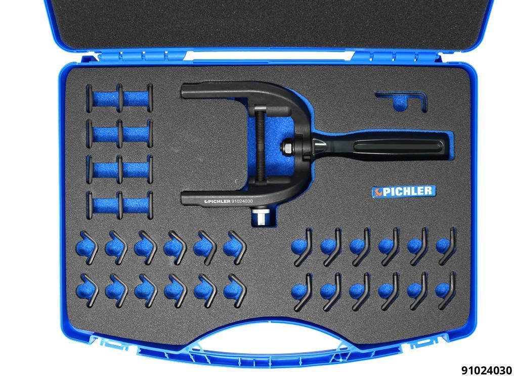 CIRCLIP TOOL SET WITH 5 TIP SIZES & 3 TIP ANGLES – 3/8" DRIVE - 1