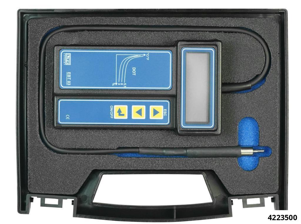 Automatic Digital Brake fluid tester model EBT 03 point (° C) and water content (%) - 2