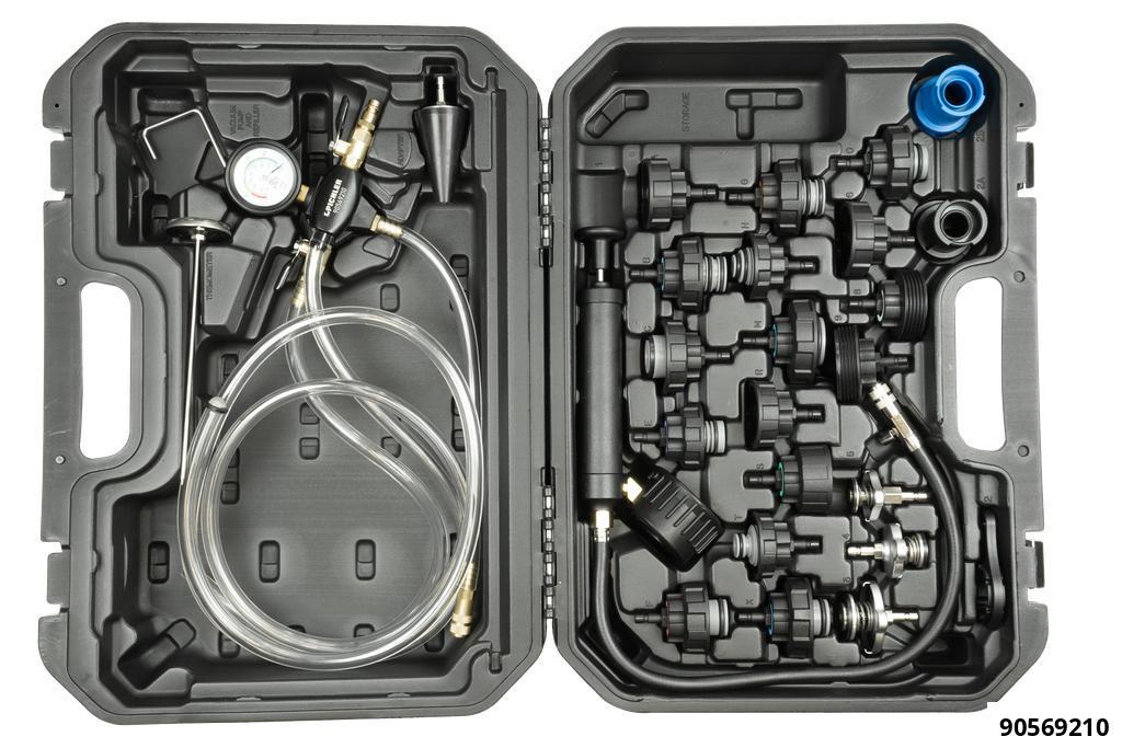 COOLING SYSTEM PRESSURE TEST AND REFILL KIT MASTER SET 23 PCS - 4